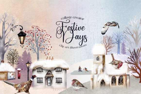Festive Days Illustrations Christmas PNG: A Designer's Review