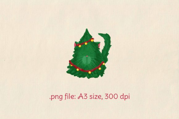 Funny Christmas Cat Illustrations Review
