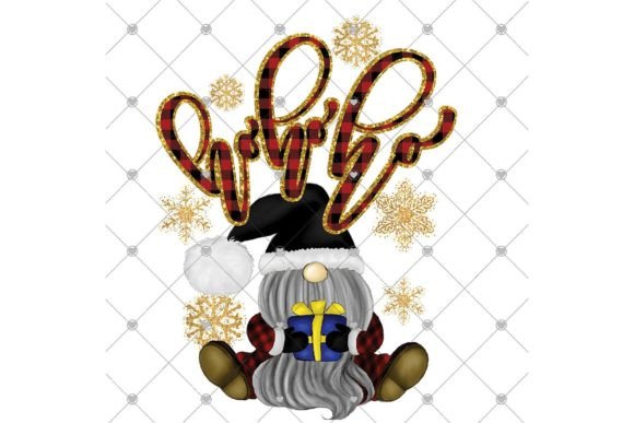 Ho Ho Ho Christmas Gnome: Festive Illustrations
