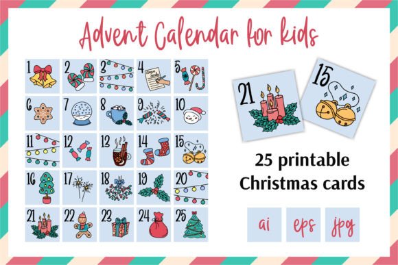 Review: Christmas Advent Calendar for Kids Design