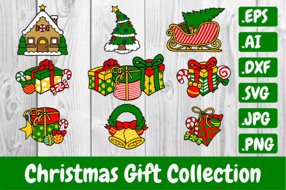 Review: Christmas Gift Collection with PNG, SVG for Embroidery
