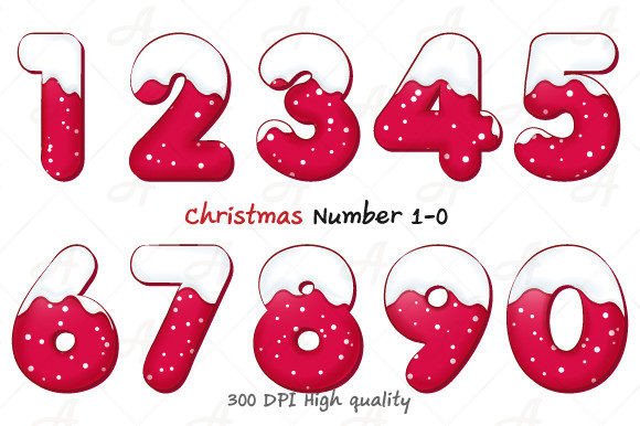Review: Christmas Number 1-0 Clipart for Holiday Embroidery