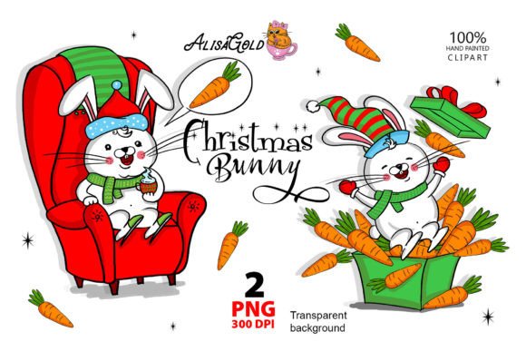 Reviewing Christmas Bunny Illustrations for Brand Impact