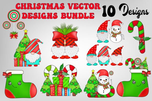 Watercolor Christmas Cute Vector Bundle: A Designer’s Review of Holiday Illustrations